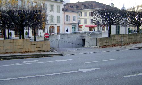 Place de l'Octroi underground car park – Carouge